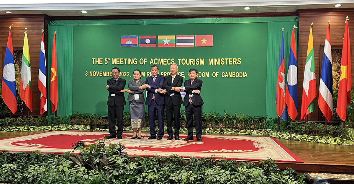 Việt Nam tham dự Hội nghị Bộ trưởng Du lịch ACMECS lần thứ 5 và Hội nghị Bộ trưởng Du lịch CLMV lần thứ 6 tại Siem Reap, Campuchia