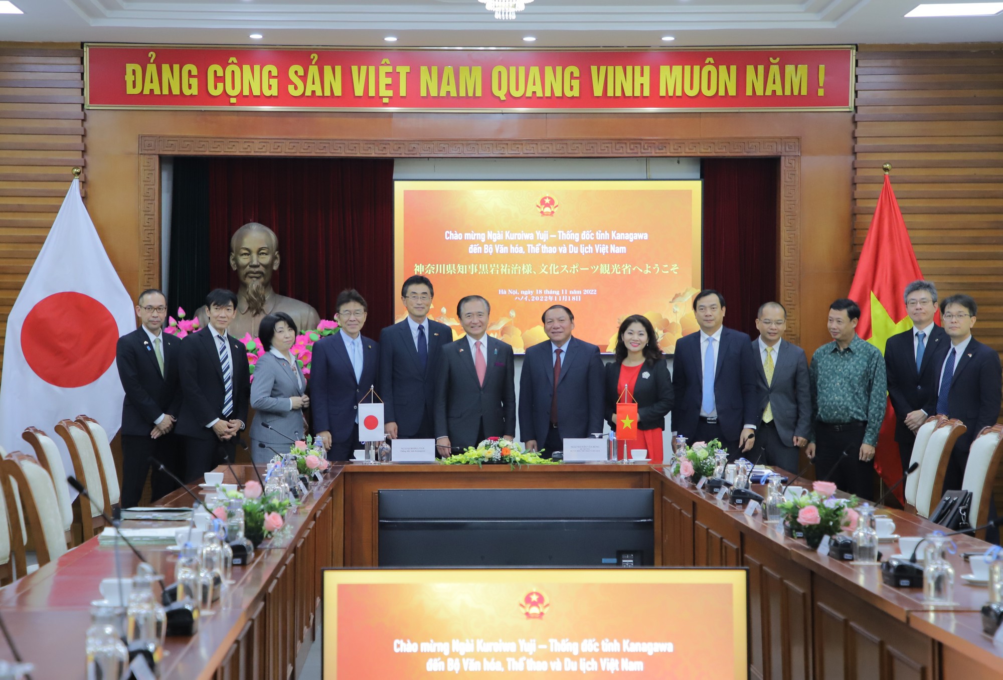 Thúc đẩy hợp tác giữa Bộ VHTTDL Việt Nam và tỉnh Kanagawa (Nhật Bản)