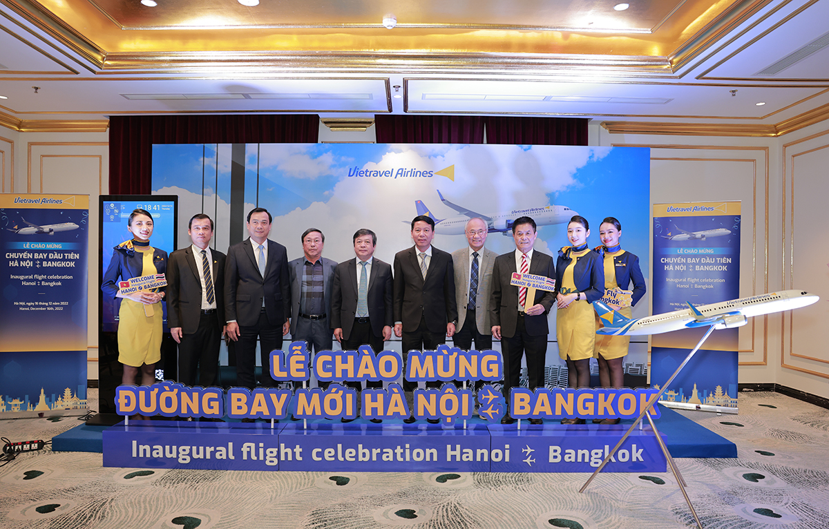 Vietravel Airlines khai trương đường bay quốc tế đầu tiên kết nối Hà Nội – Bangkok
