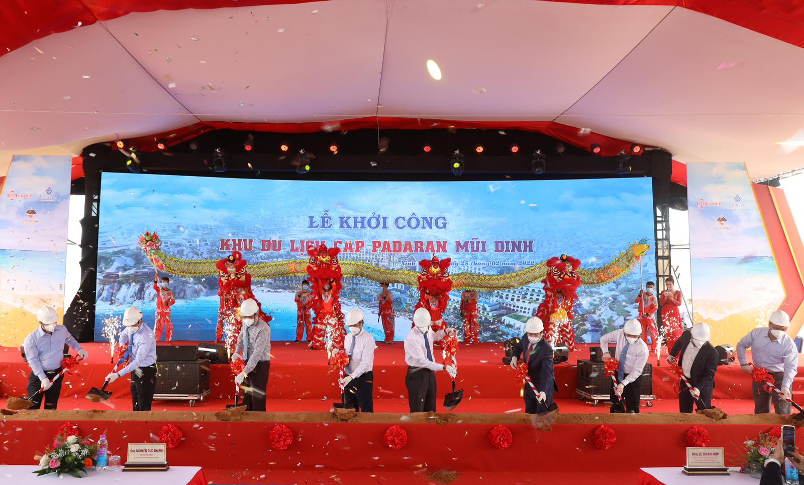 Phó Tổng cục trưởng Hà Văn Siêu dự lễ khởi công dự án Cap Padaran Mũi Dinh Ninh Thuận