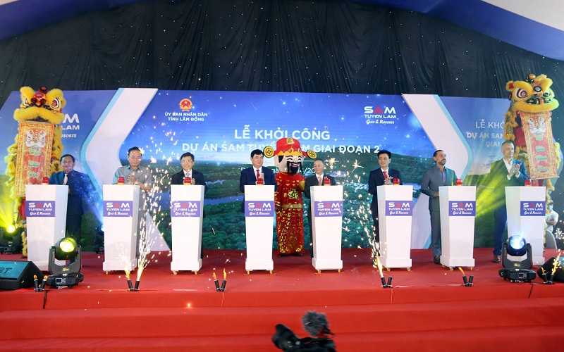 Khởi công dự án du lịch nghỉ dưỡng cao cấp tại Khu du lịch quốc gia hồ Tuyền Lâm