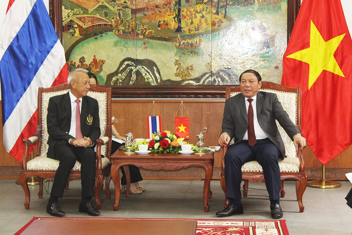 Việt Nam và Thái Lan hợp tác nâng tầm thể thao và thúc đẩy phục hồi du lịch