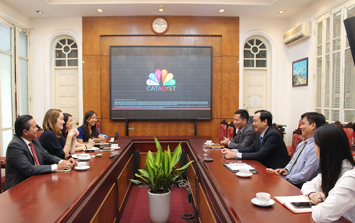 Tổng cục trưởng Nguyễn Trùng Khánh tiếp và làm việc với lãnh đạo NBCUniversal về hợp tác truyền thông, quảng bá du lịch Việt Nam