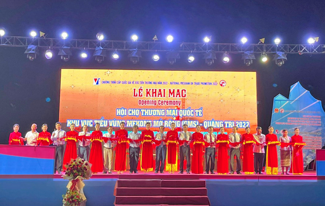 Quảng Trị: Khai mạc Hội chợ thương mại quốc tế khu vực Tiểu vùng sông Mekong mở rộng