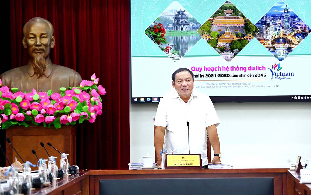 Bộ trưởng Nguyễn Văn Hùng: Quy hoạch cần phát huy lợi thế cạnh tranh, tập trung yếu tố chất lượng trong phát triển du lịch