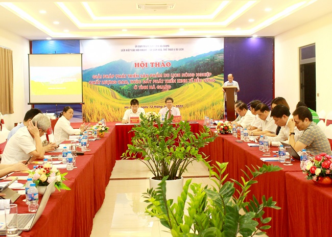 Hà Giang: Hội thảo giải pháp phát triển sản phẩm du lịch nông nghiệp chất lượng cao