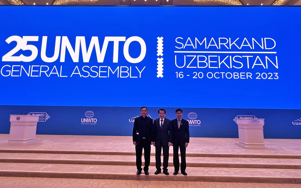Cục Du lịch Quốc gia Việt Nam tham dự Lễ khai mạc Đại hội đồng UNWTO lần thứ 25 ở Uzbekistan