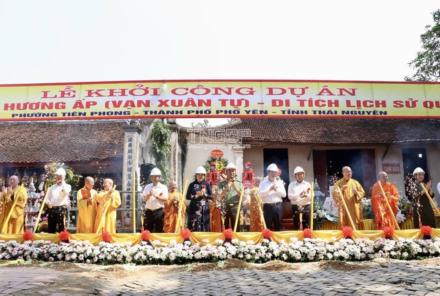 Tu bổ di tích lịch sử quốc gia chùa Hương Ấp – Thái Nguyên
