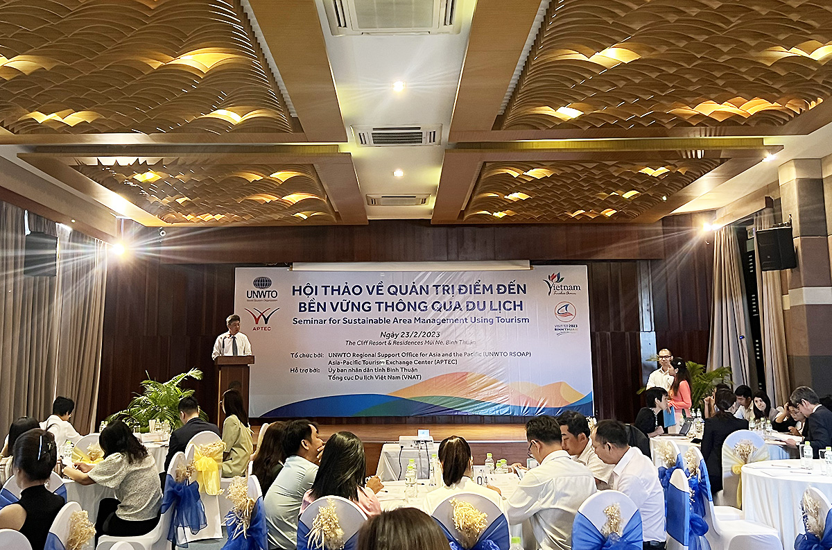 Tổng cục Du lịch phối hợp tổ chức hội thảo Quản trị điểm đến bền vững thông qua du lịch ở Bình Thuận