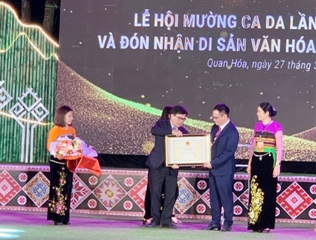 Thanh Hóa: Lễ hội Mường Ca Da được công nhận là Di sản văn hóa phi vật thể Quốc gia