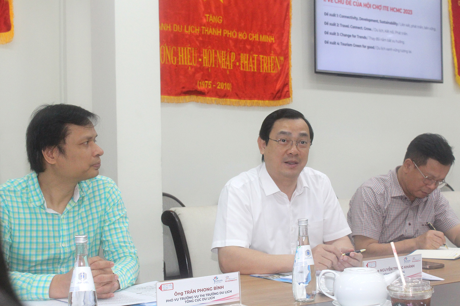 Tổng cục trưởng Nguyễn Trùng Khánh làm việc với Sở Du lịch TP. HCM về công tác tổ chức Hội chợ ITE HCMC 2023