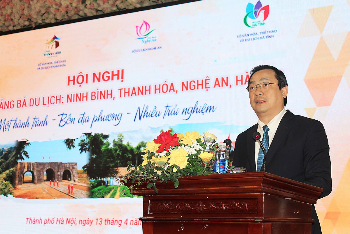 Tổng cục trưởng Nguyễn Trùng Khánh: Phát huy liên kết du lịch Ninh Bình - Thanh Hóa - Nghệ An - Hà Tĩnh gia tăng trải nghiệm độc đáo cho du khách