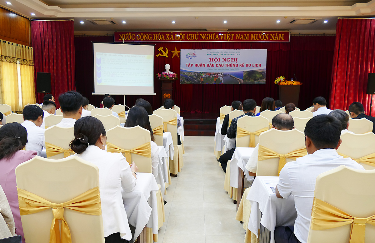 Trung tâm Thông tin du lịch hỗ trợ tỉnh Quảng Ngãi nâng cao kỹ năng thống kê du lịch