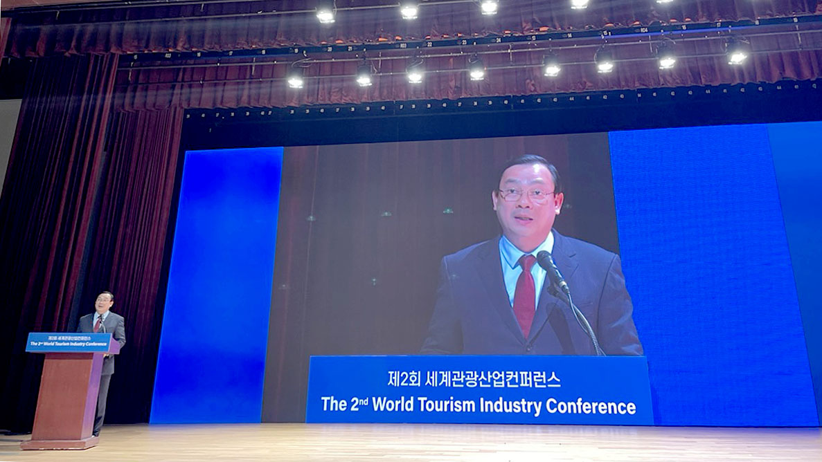 Tổng cục trưởng Nguyễn Trùng Khánh tham dự Hội nghị Ngành Du lịch thế giới 2023 về thúc đẩy chuyển đổi số trong du lịch