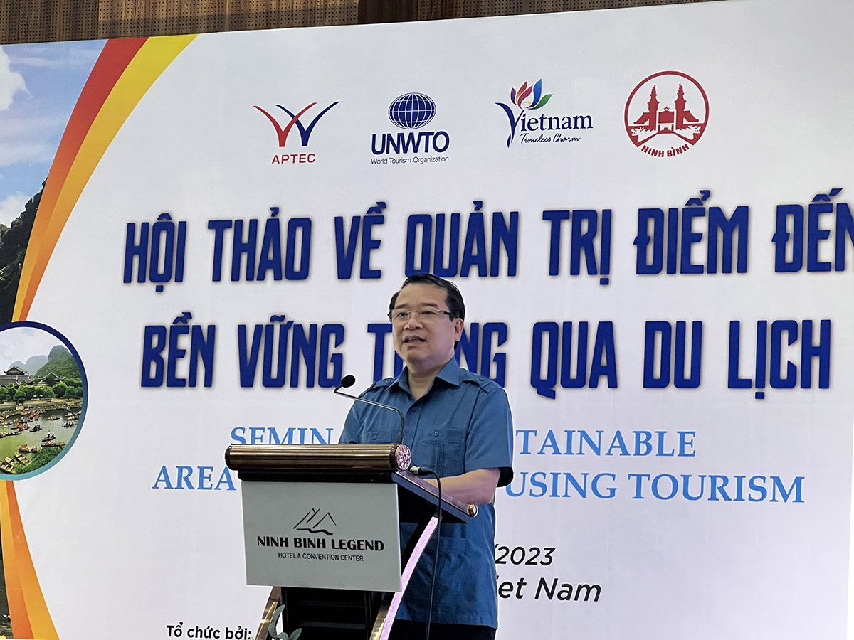 Tổng cục Du lịch hỗ trợ Ninh Bình quản trị điểm đến bền vững thông qua du lịch