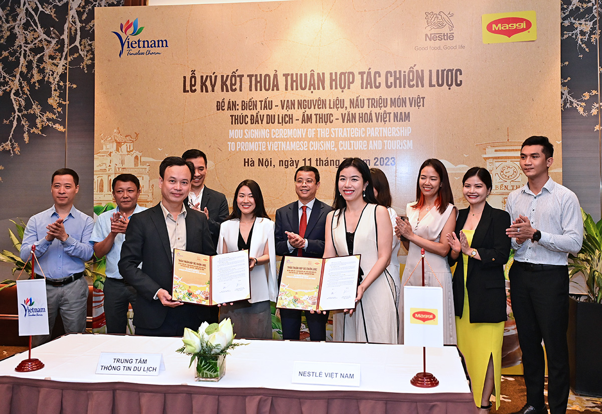 Trung tâm Thông tin du lịch hợp tác với Nestlé Việt Nam thúc đẩy quảng bá du lịch - ẩm thực - văn hóa