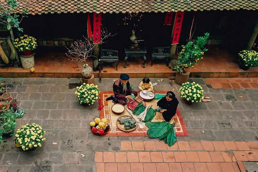 Đến ''Tết làng Việt'' trải nghiệm không gian văn hóa Tết cổ truyền
