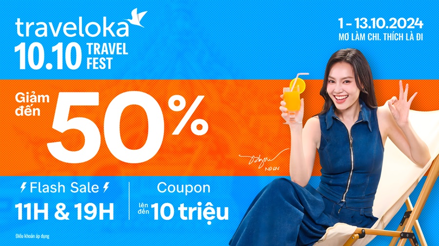 Traveloka 10.10: Tìm kiếm kỳ nghỉ cuối năm tăng vọt 127%