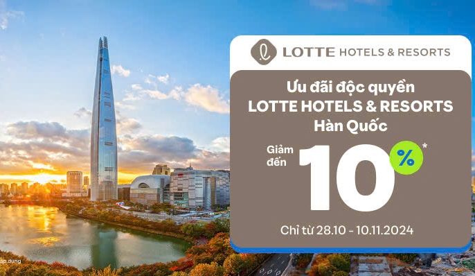 Traveloka hợp tác với LOTTE HOTELS & RESORTS ưu đãi độc quyền cho du khách