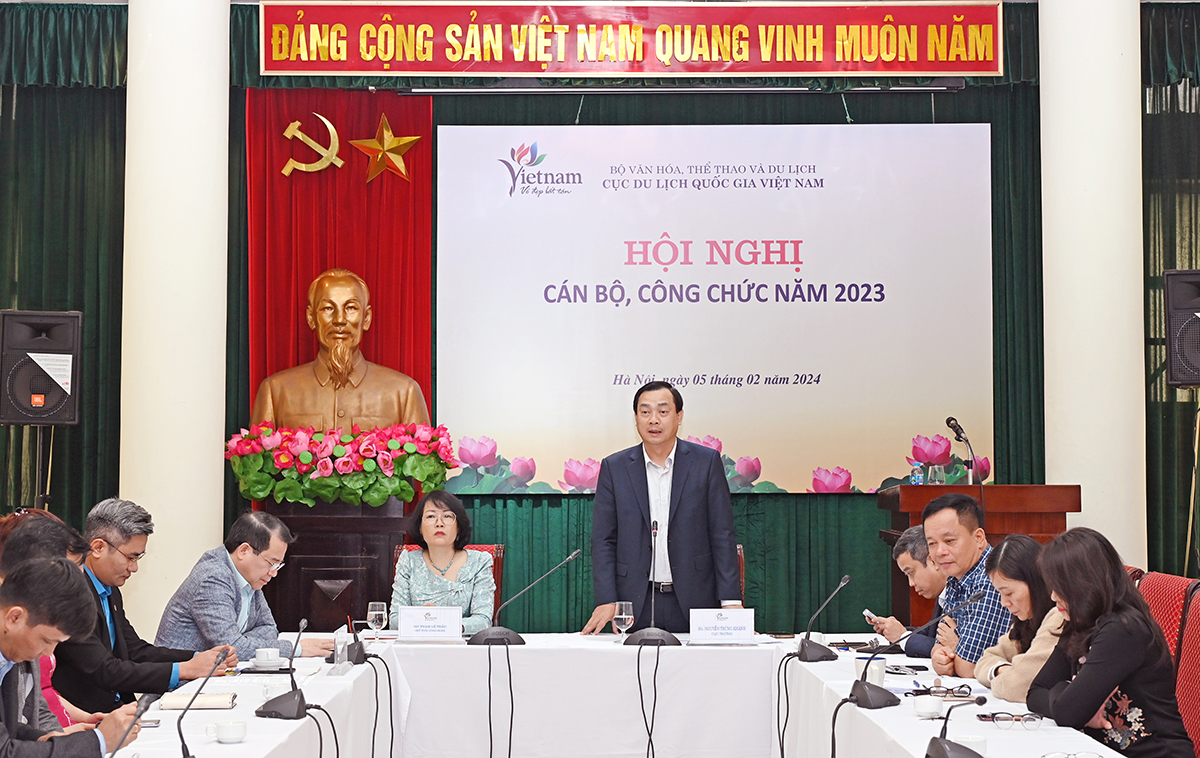 Cục Du lịch Quốc gia Việt Nam tổ chức Hội nghị cán bộ, công chức năm 2023