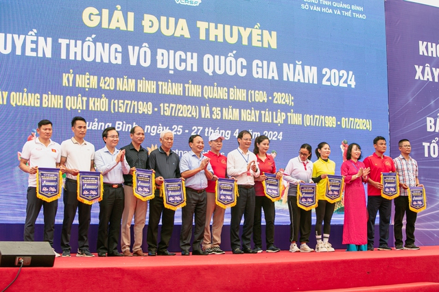 Quảng Bình: Khai mạc giải đua thuyền truyền thống vô địch quốc gia năm 2024