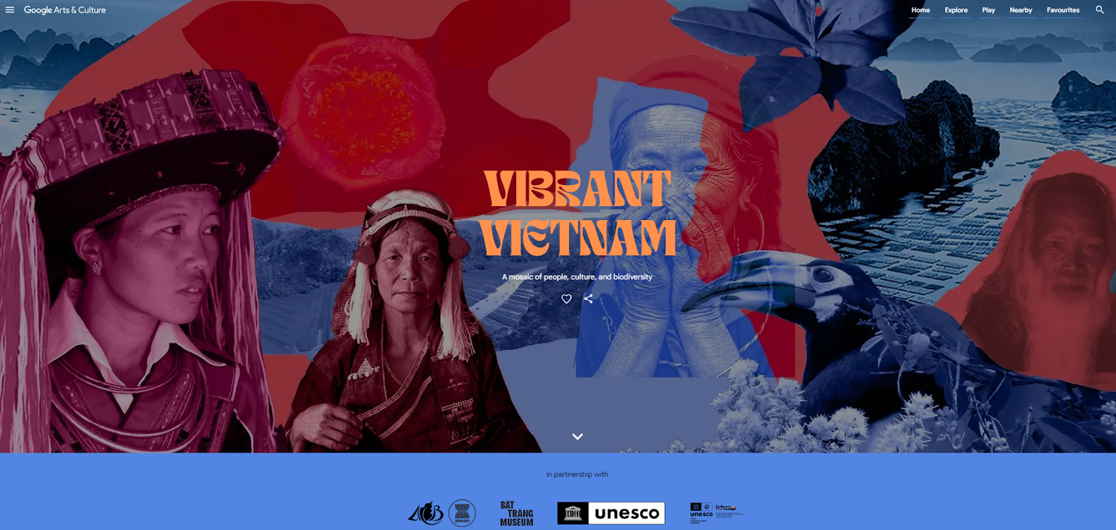 Ra mắt triển lãm “Vibrant Vietnam” - Mảnh ghép đa sắc về thiên nhiên và văn hóa Việt Nam trên Google Arts & Culture