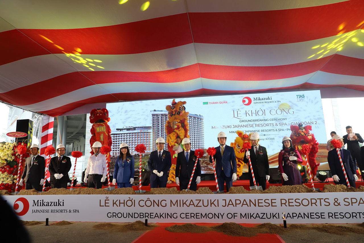 Khởi công giai đoạn 2 dự án Mikazuki Japanese Resorts & Spa tại Đà Nẵng