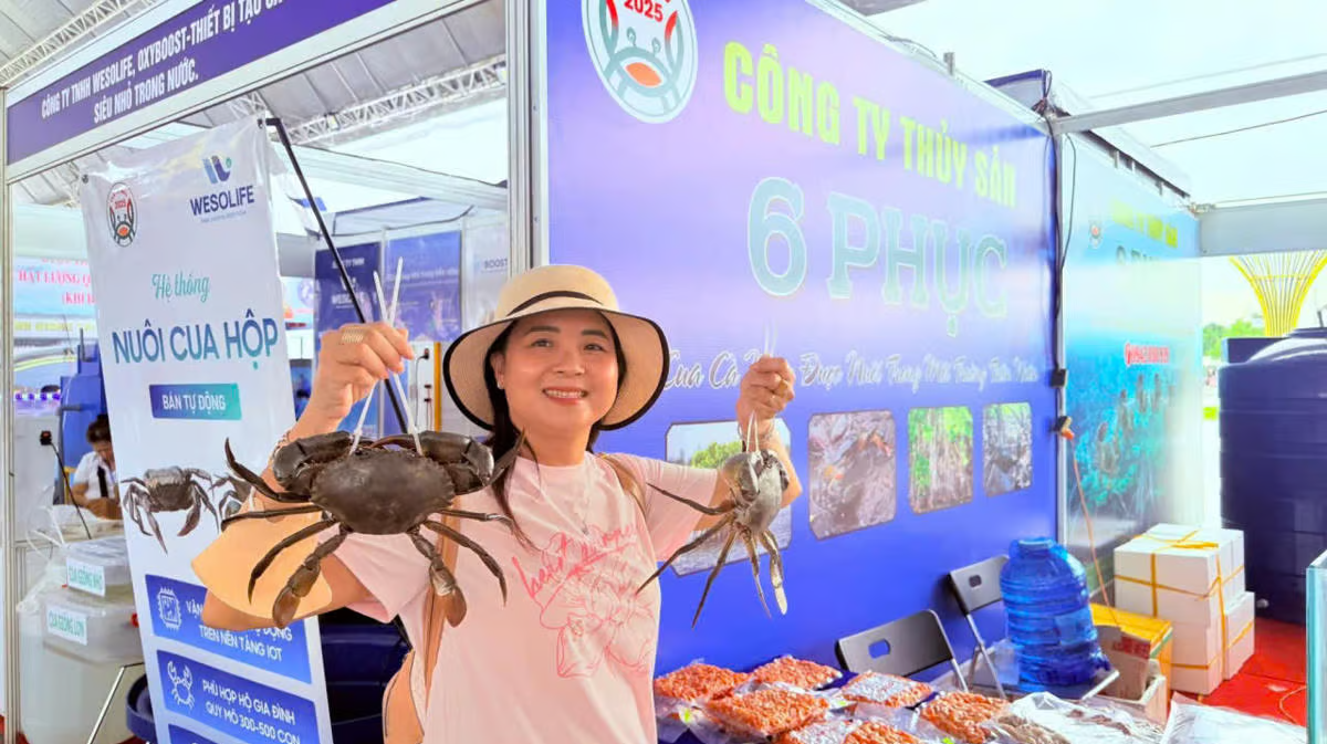 Đưa cua Cà Mau vươn xa