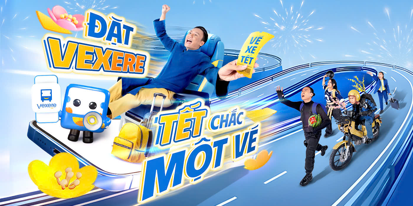 Vexere bắt đầu mở bán vé xe khách dịp Tết 2026 trên nền tảng trực tuyến