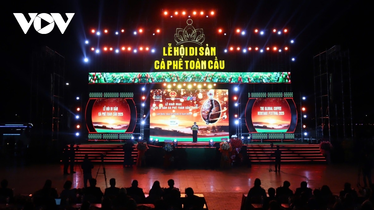 Lâm Đồng: Khai mạc Lễ hội Di sản cà phê toàn cầu 2025 tại Đà Lạt