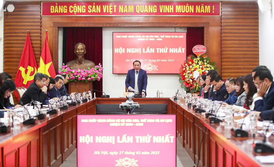 Hội nghị Ban Chấp hành Đảng bộ Bộ VHTTDL lần thứ nhất nhiệm kỳ 2020 - 2025