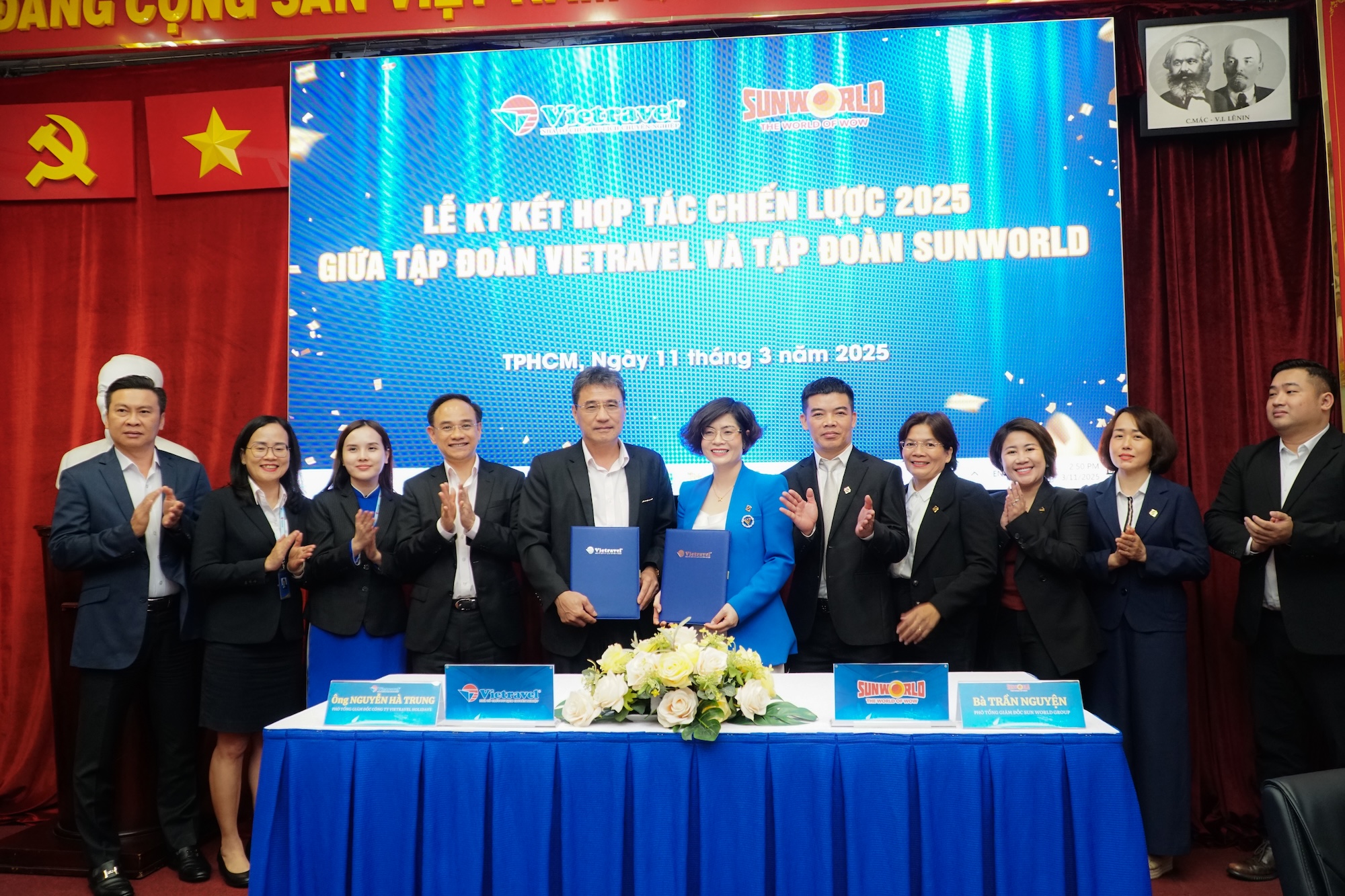 Vietravel ký kết hợp tác chiến lược toàn diện cùng Sun World mở rộng hệ sinh thái du lịch và giải trí đẳng cấp  