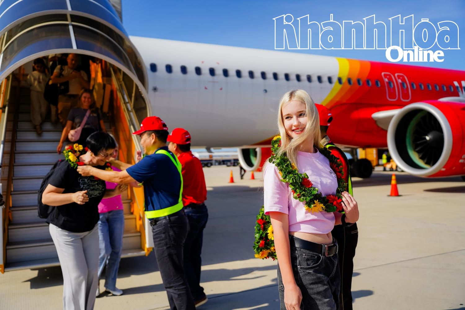 Hãng hàng không Vietjet mở chuyến bay thẳng đưa khách Nga đến Khánh Hòa