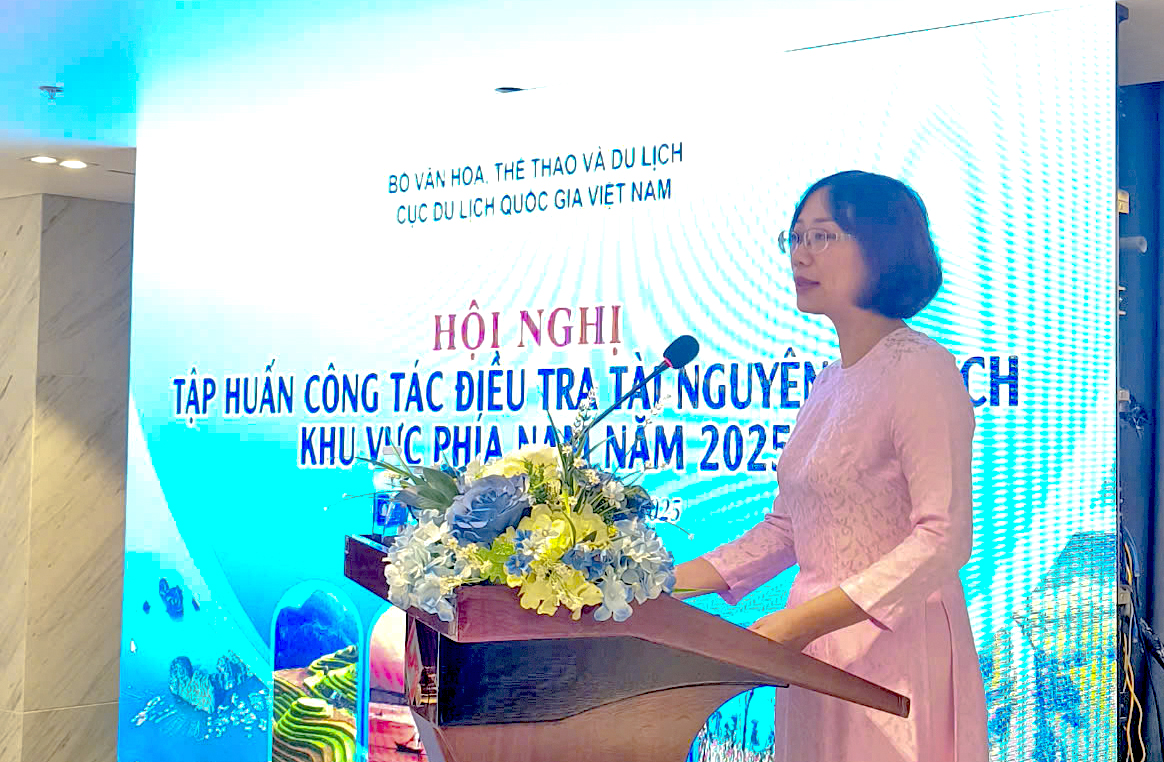 Cục Du lịch Quốc gia Việt Nam tổ chức Hội nghị tập huấn công tác điều tra tài nguyên du lịch khu vực phía Nam