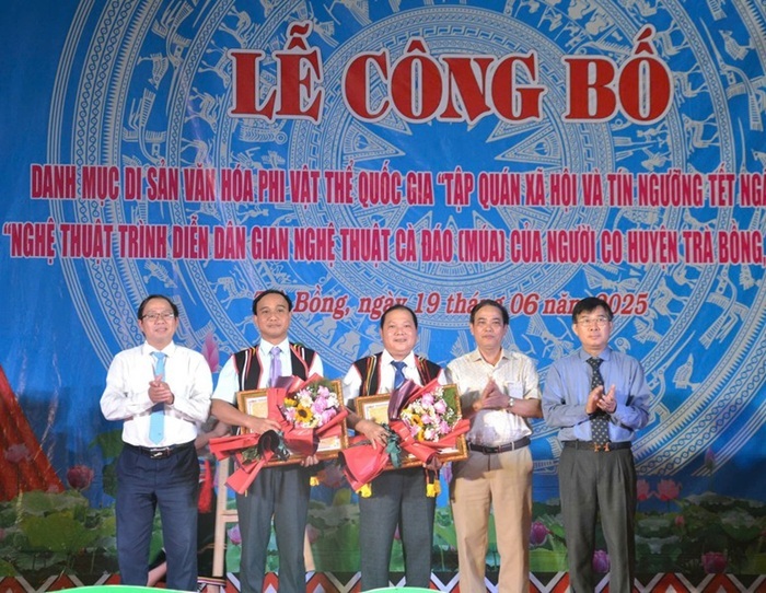 Quảng Ngãi: Hai loại hình văn hóa của người Cor trở thành Di sản Văn hóa phi vật thể quốc gia