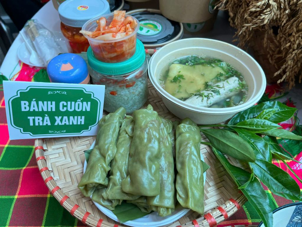 Bánh cuốn vị trà xanh - sự kết hợp tinh tế giữa truyền thống và hiện đại