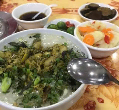 Cháo ấu tẩu vùng cao nguyên đá