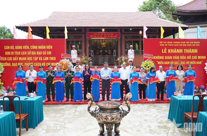 Khu di tích lịch sử Địa đạo Củ Chi khánh thành Không gian văn hóa Hồ Chí Minh