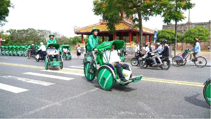 Ra mắt dịch vụ Grab Xích lô tại Huế