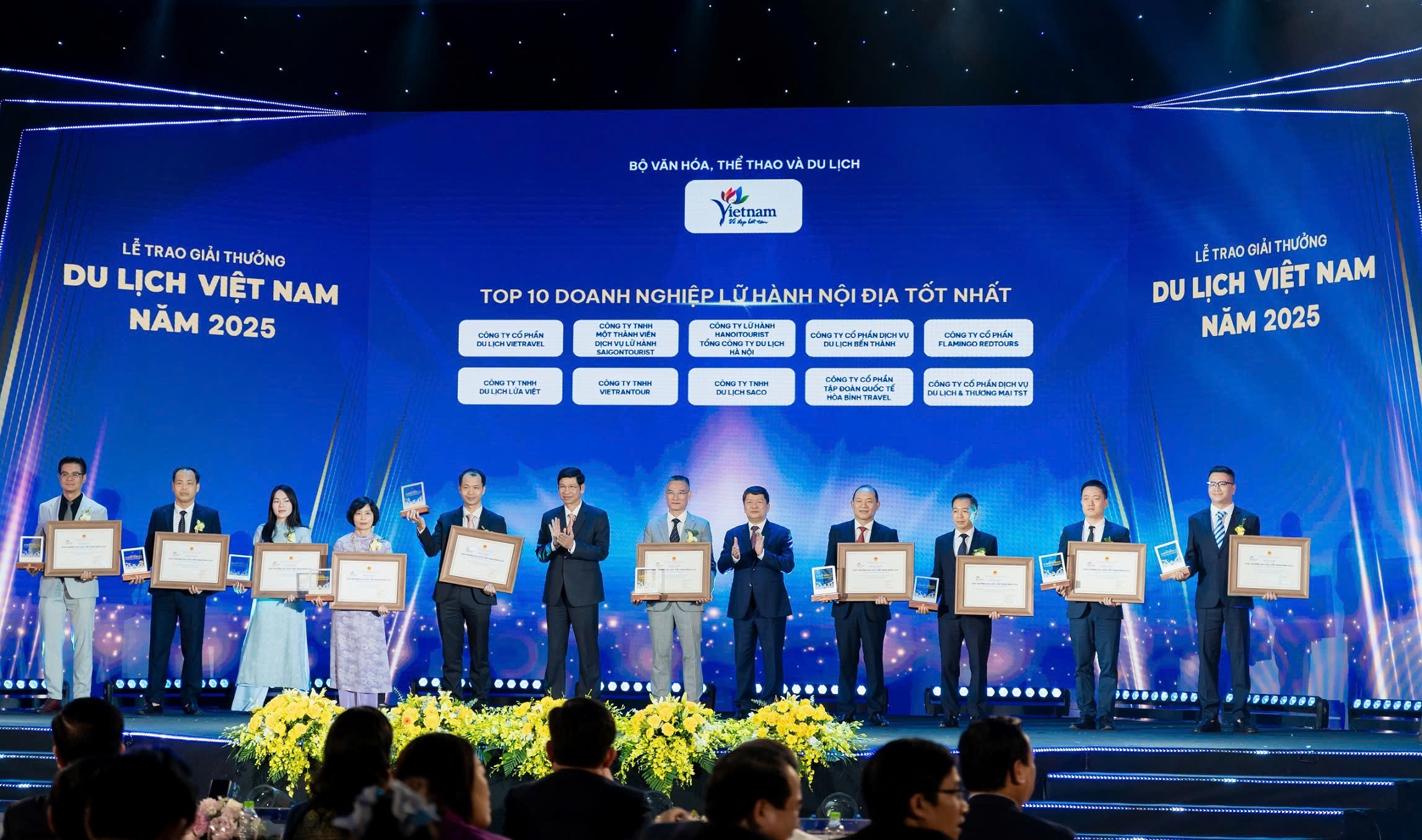 BenThanh Tourist lần thứ 20 được vinh danh tại Giải thưởng Du lịch việt Nam