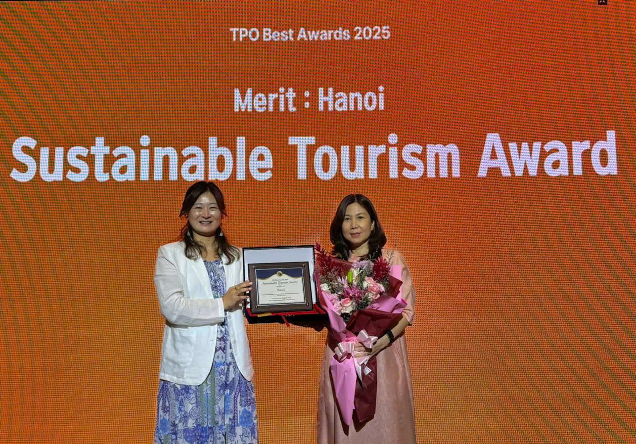 Hà Nội được vinh danh tại Giải thưởng TPO Best Awards 2025 - Khẳng định vị thế du lịch bền vững
