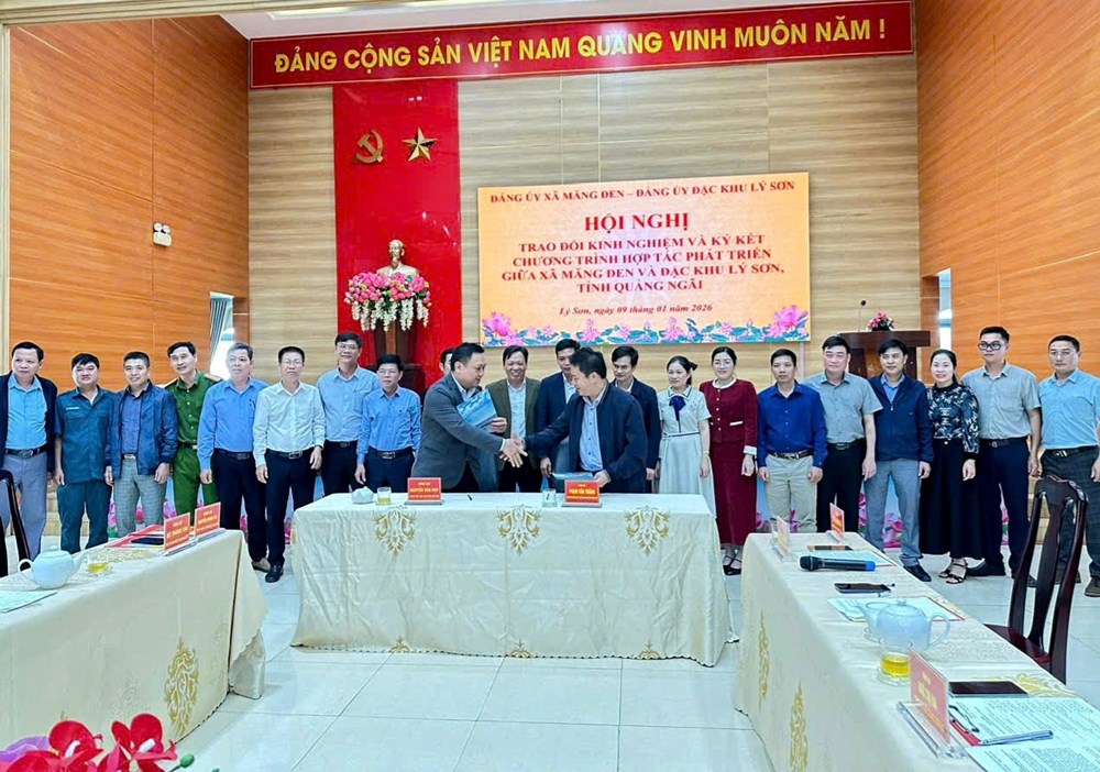 Quảng Ngãi: Măng Đen - Lý Sơn hợp tác xây dựng điểm đến du lịch đặc sắc