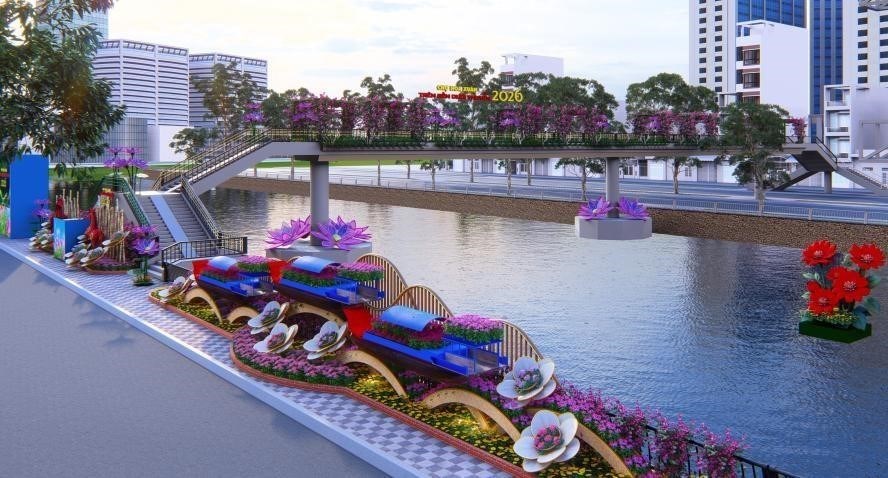 Chợ hoa Xuân ''Trên bến dưới thuyền'' tại TP. Hồ Chí Minh: Điểm hẹn văn hóa - du lịch đặc sắc dịp Tết đến, Xuân về