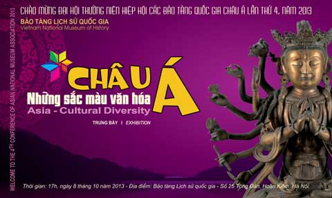 Trưng bày chuyên đề “Châu Á - Những sắc màu văn hóa”