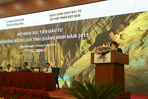 Hội nghị xúc tiến đầu tư và quảng bá du lịch tỉnh Quảng Bình 2015