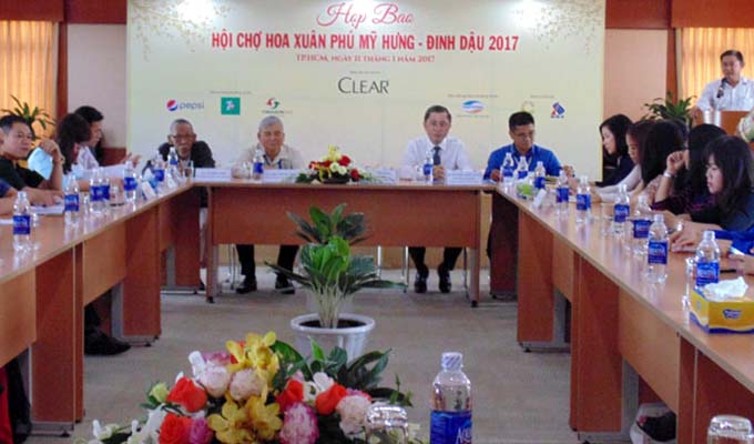 Hội chợ Hoa xuân Phú Mỹ Hưng Tết Đinh Dậu 2017