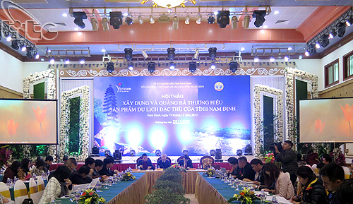 Nam Định tổ chức hội thảo xây dựng và quảng bá thương hiệu sản phẩm du lịch đặc thù