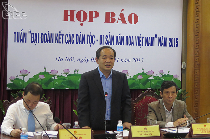 Họp báo Tuần “Đại đoàn kết các dân tộc – Di sản văn hóa Việt Nam” năm 2015