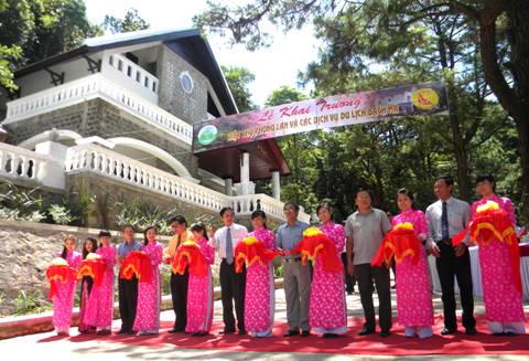 Khai trương Biệt thự Phong Lan và các dịch vụ du lịch tại VQG Bạch Mã