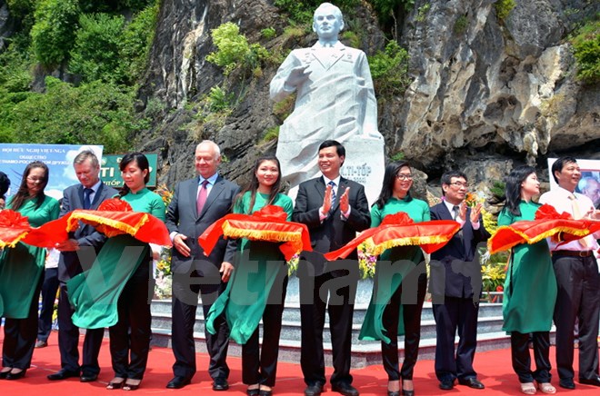 Quảng Ninh: Khánh thành tượng đài nhà du hành vũ trụ Titov 